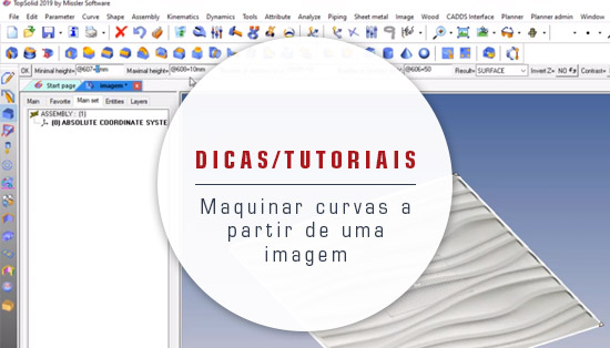 TopSolid Wood - Maquinar curvas a partir de uma imagem