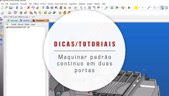 TopSolid Wood - Maquinar um padrão em duas portas de sapateira