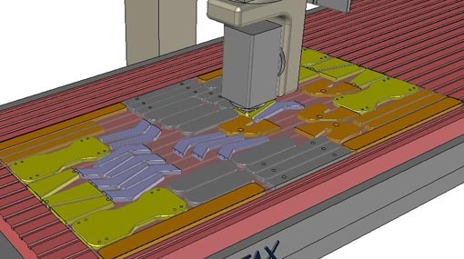 TopSolid Wood CAM: Extensão Nesting
